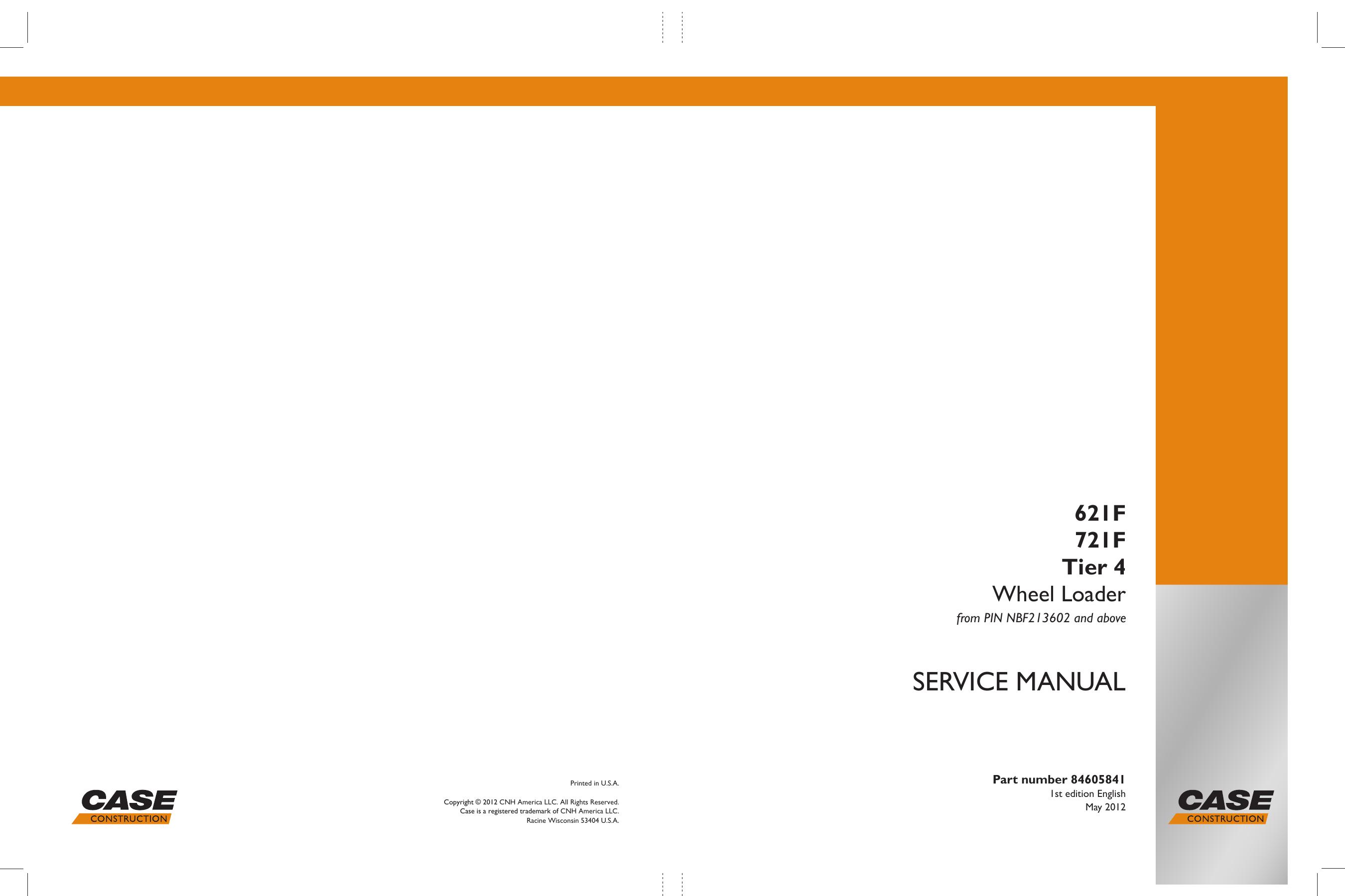 621 F, 721 F Tier 4 SERVICE MANUAL